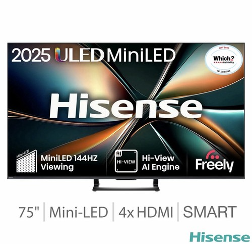 Hisense 75u7qtuk mini led - 75u7qtuk,